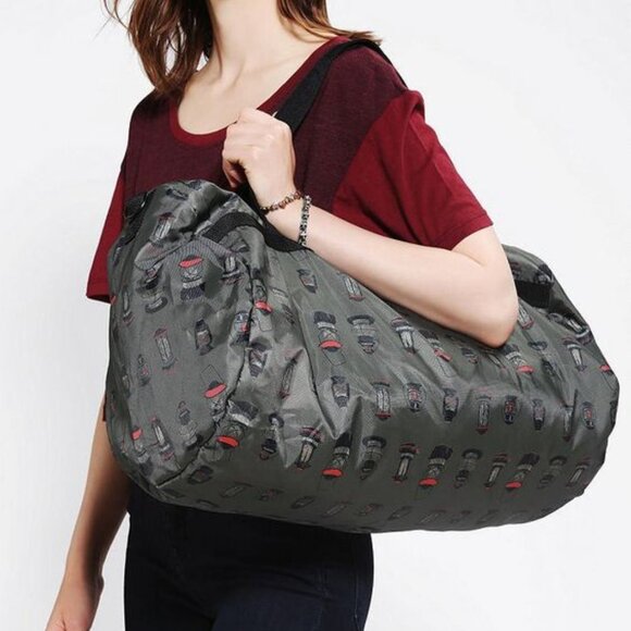 BDG Handbags - 👜 BDG Printed Convertible Lantern Print Gym Duffle Bag – Unique & Travel-Friend​